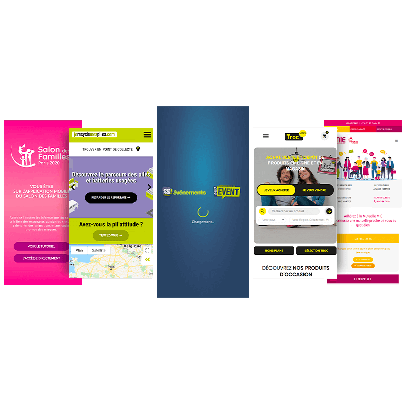 Notre agence digitale parisienne développe des applications mobile en WebApp, PWA, et natives